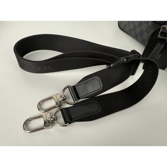 Louis Vuitton Damier Graphite Icart Business Bag Briefcase Handbag Black - Picture 14 of 16